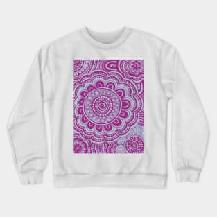 Pink Anemone Flowers Crewneck Sweatshirt